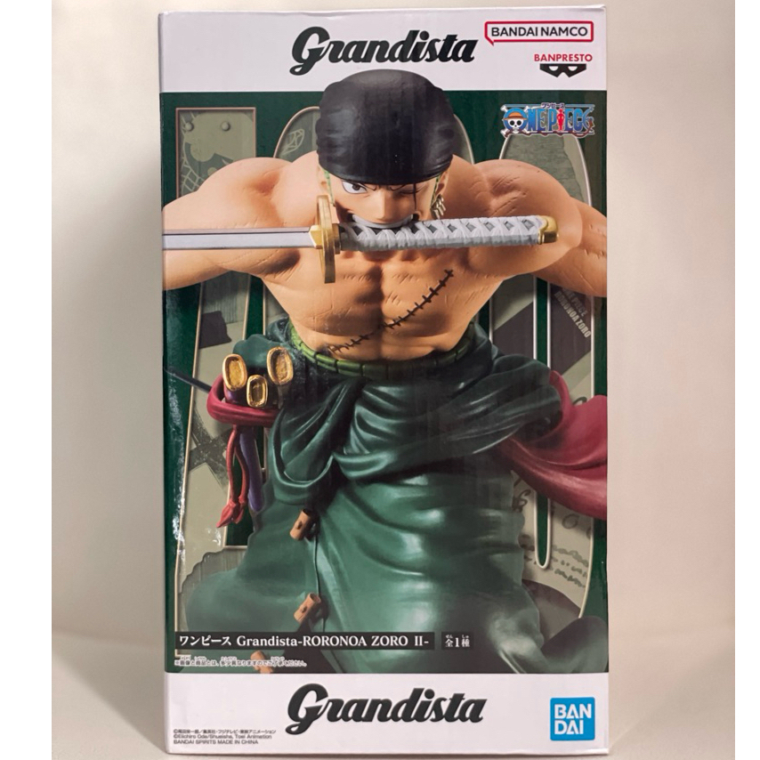 [พร้อมส่ง] ฟิกเกอร์ วันพีซ โซโร ตัวใหญ่ - One Piece Grandista Roronoa Zoro II ของแท้ Banpresto งานกล้ามสวย ละเอียด