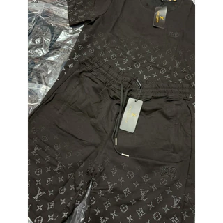 ชุดเช็ทกางเกงขาสั้นเสื้อแขนสั้น Size M L XL 2XL 3XL