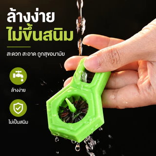 มีดซอยผักบุ้ง 2in1 เครื่องซอยผัก ที่กรีดผักบุ้ง/ต้นหอม ใบมีดสแตนเลส ซอยเส้น หั่นชิ้น
