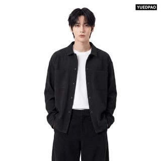 Yuedpao Ultimate Stretch Corduroy - Long Sleeve Shirt (2-Pocket) เสื้อเชิ้ตลูกฟูก เสื้อเชิ้ตแขนยาว ผ้าร่อง ทรงสวย (4 สี)