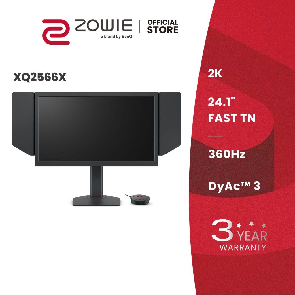 ZOWIE XQ2566X 24.1นิ้ว 2K Fast TN 360Hz DyAc™3 Esports Gaming Monitor