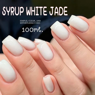 สีเจลแบบเติม สีกะทิขาวหยก มีขวดเปล่าขายแยก ขนาด 100 ml