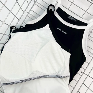AngelBraBra เสื้อมกล้ามสายเดี่ยวพร้อมบรา รุ่น Mumii