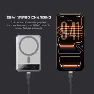 [ ใหม่ล่าสุด มีCCC ] Orsen by Eloop EW35 CCC แบตสำรอง 10000mAh ชาร์จเร็ว 20W พาวเวอร์แบงค์ Qi2 ชาร์จไร้สาย ของแท้100%