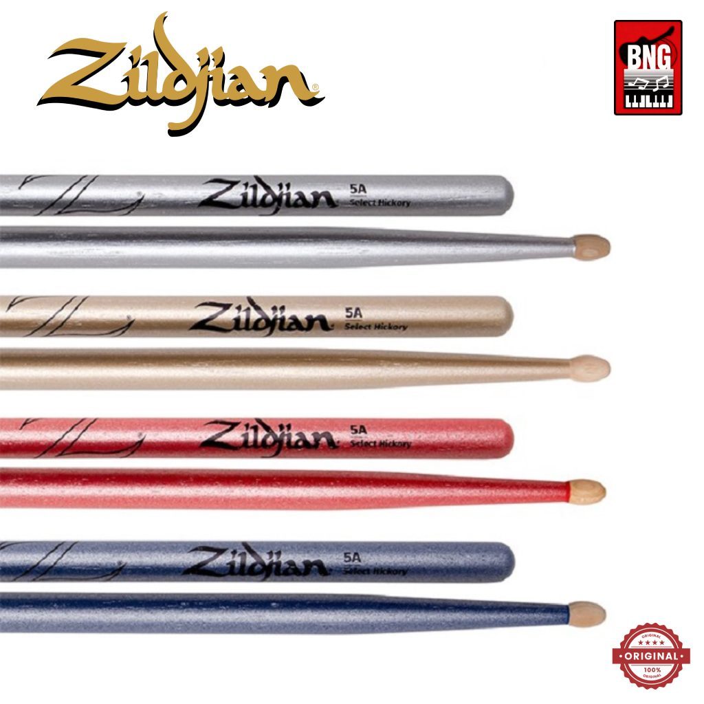 ไม้กลอง Zildjian 5A Chroma Series Drumsticks