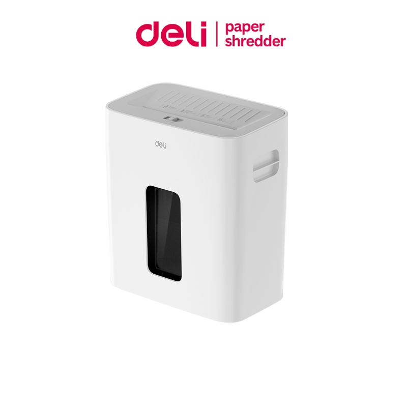 Deli เครื่องทำลายเอกสาร 15L เครื่องย่อยเอกสารอัตโนมัติ ย่อยเล็ก4x38mm เสียงเบา65db Paper shredder