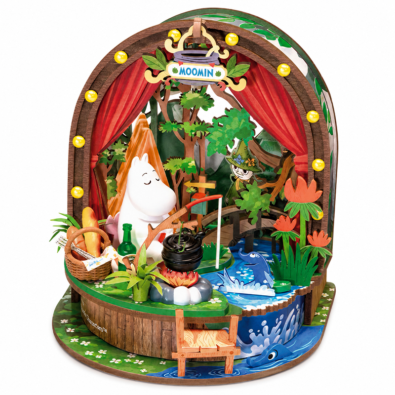 Rolife x Moomin DIY Miniature House Kit - DA010 โมเดลบ้าน ประกอบง่าย บ้านตุ๊กตา | ของแต่งบ้าน ของเล่นศิลปะ DIY