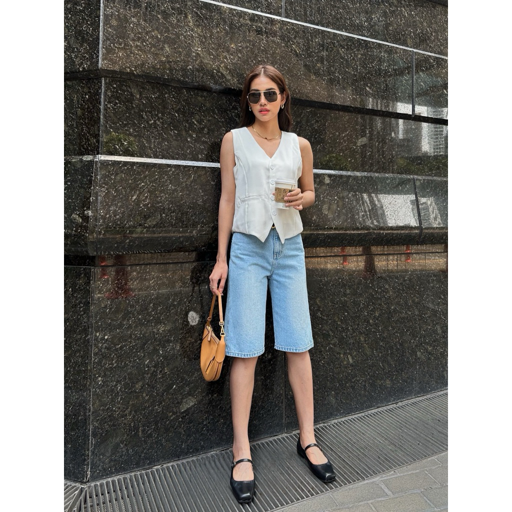 กางเกงยีนส์ Jort jeans ของ Hung Jeans ไซส์ L
