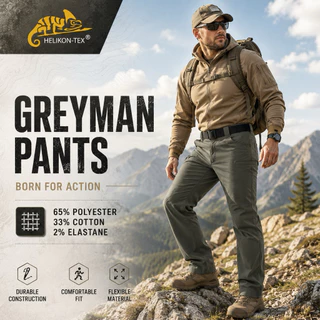กางเกงสไตล์แทคติคอล รุ่นใหม่ ‼️Helikon Tex Greyman Pants