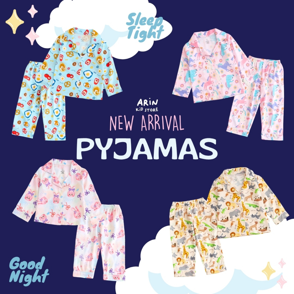 ชุดนอนเด็ก รุ่นAC ของแบรนด์Arin Kids อริน คิดส์