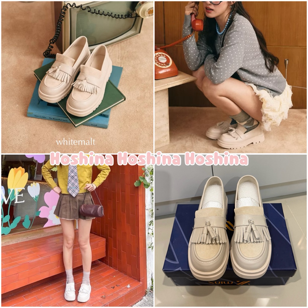 Minx Shoes Wynn Grace • Whitemalt Size 35 (New with Box + ถุงผ้า)
