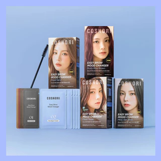 [ย้อมคิ้วสีอ่อน 1กล่อง5เซต] COSNORI Easy Brow Tone Changer 5 EA