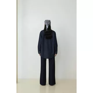 HUNG JEANS รุ่น Brooke Jeans (HJ90) ยีนส์ขาม้าทรงหลวม สีเข้มไม่ฟอก Indigo | Japanese Denim Cotton 100%