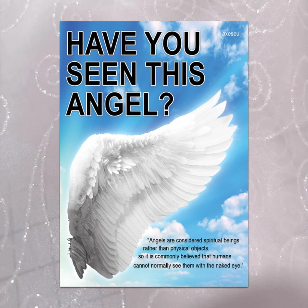 Have You Seen This Angel? Art Print A6 โปสการ์ดปีกนางฟ้า