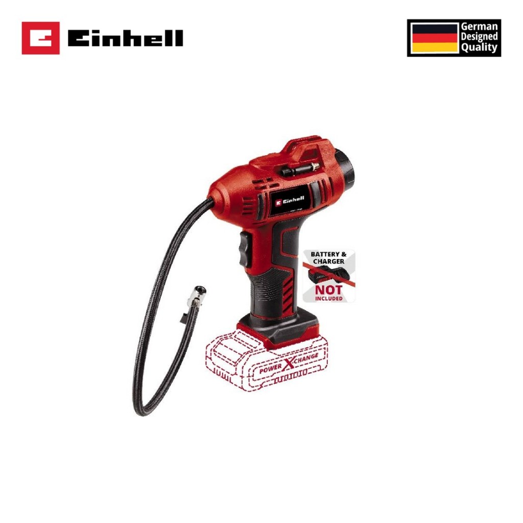 Einhell_Official เครื่องเติมลมรถยนต์ไร้สายรุ่น CE-CC 18 Li [ไม่รวมแบต/แท่นชาร์จ]