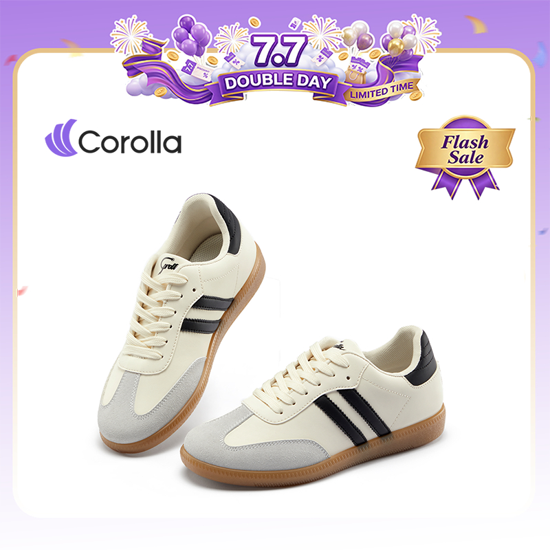 【รองเท้าคู่รัก】Corolla Ace Shoes รองเท้าผ้าใบลำลองส้นแบน สำหรับผู้ชาย และผู้หญิง ระบายอากาศดี ทนทาน ยืดหยุ่น