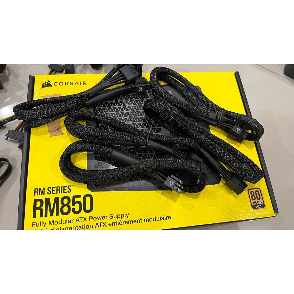 สาย Corsair RM850 RM1000 cpu 8pin to 4+4 (8) pin แท้ สายถัก