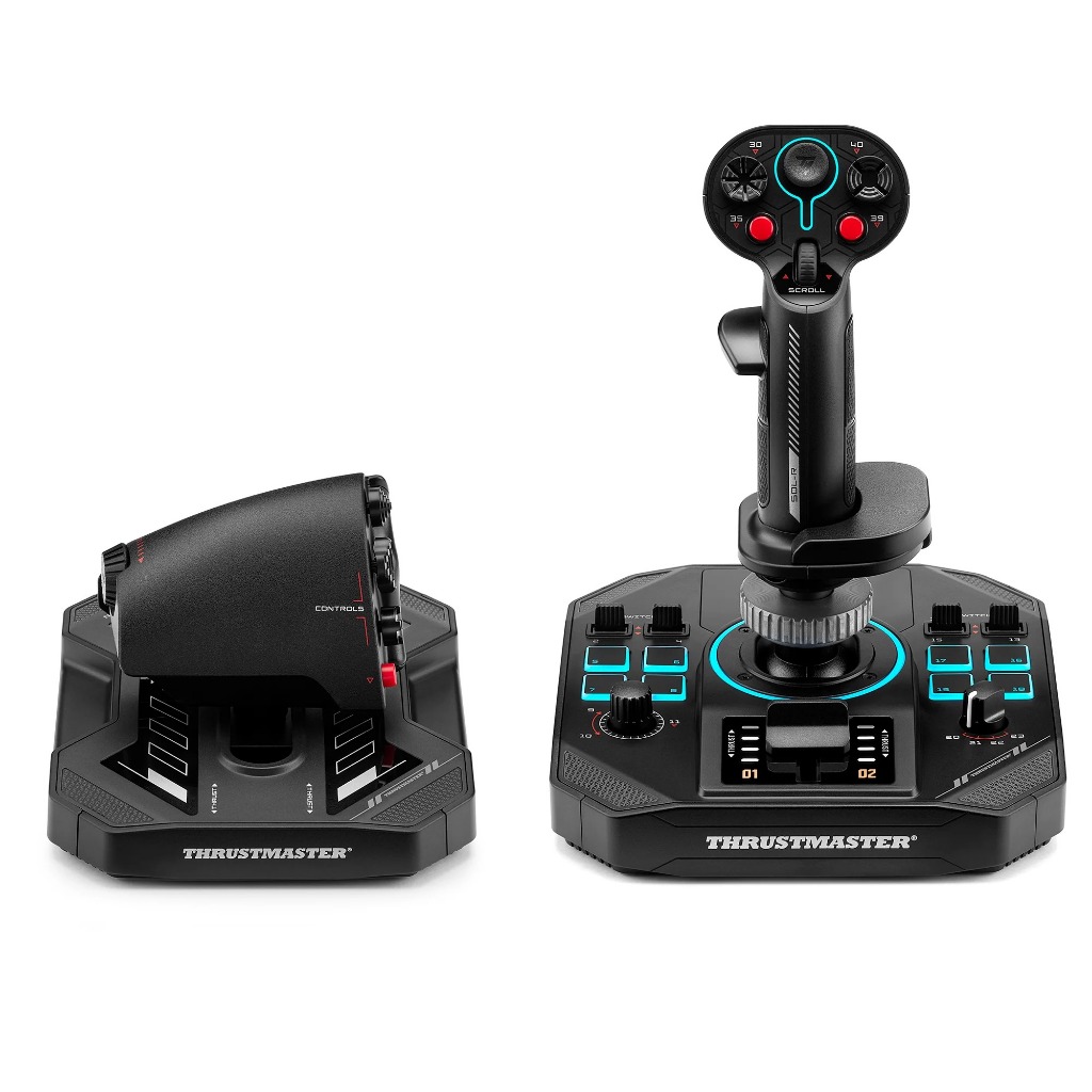 Thrustmaster SOL-R 4 HOTAS - Flightstick and Throttle รองรับ PC