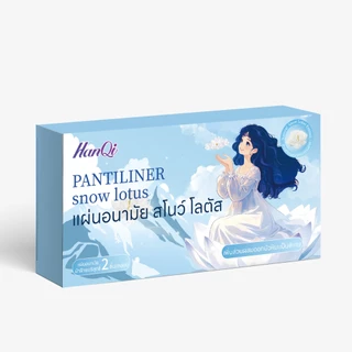 ผ้าอนามัย HanQi Snow Lotus ผ้าฝ้าย 100% ผงสมุนไพร รู้สึกสดชื่น กำจัดกลิ่นไม่พึงประสงค์ บริเวณอวัยวะเพศ