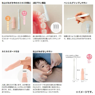 🇯🇵 แปรงสีฟัน​เด็ก​ Richell Baby Toothbrush รุ่นใหม่
