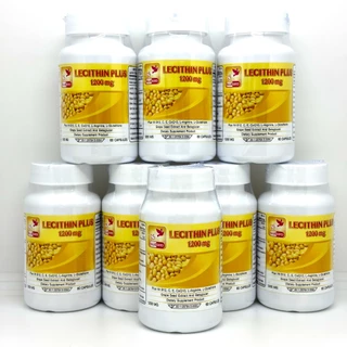 เลซิติน พลัส Lecithin Plus ตรา บลูเบิร์ด 1200 มิลลิกรัม 60 แคปซูล