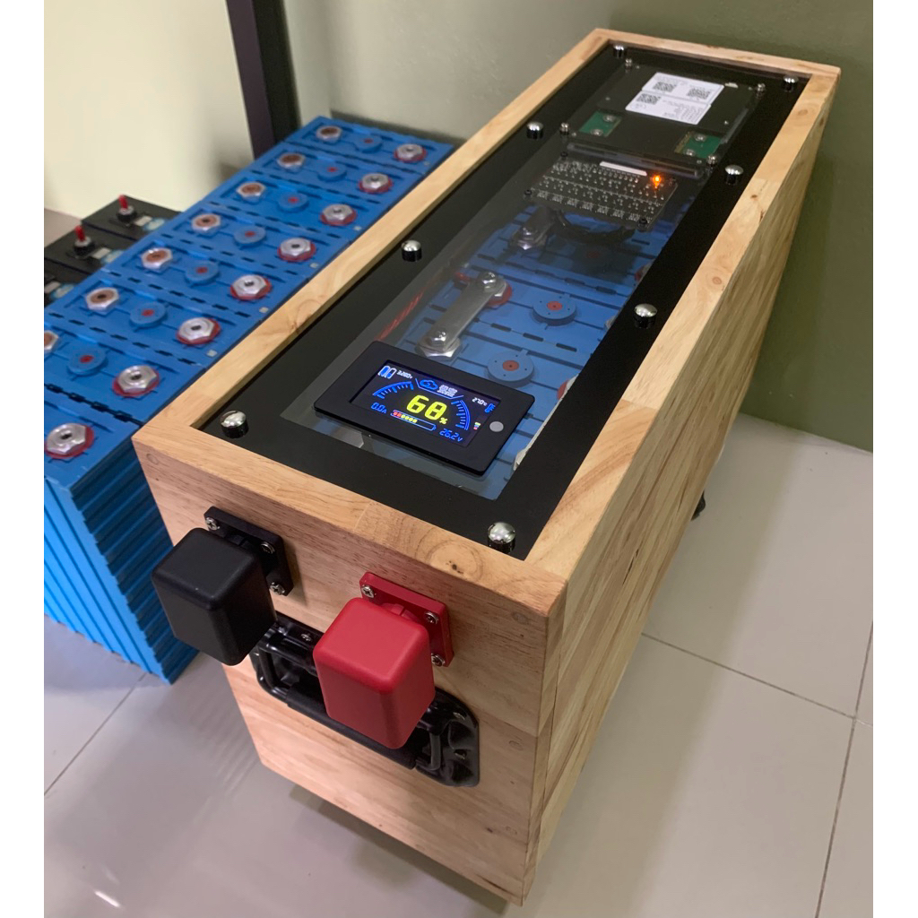 แบตเตอรี่ลิเธียม 24V 200Ah ประกอบพร้อมใช้งาน [ของใหม่มือ1] LiFePo4 3.2v 200Ah 8s