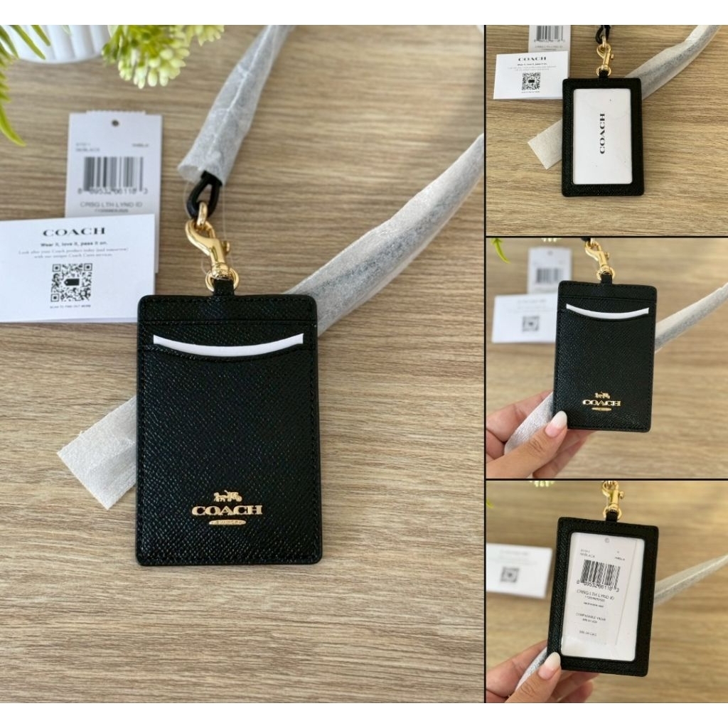 ใส่บัตรพนักงาน ID Lanyard In Signature Canvas CZ285 คล้องคอใส่บัตร