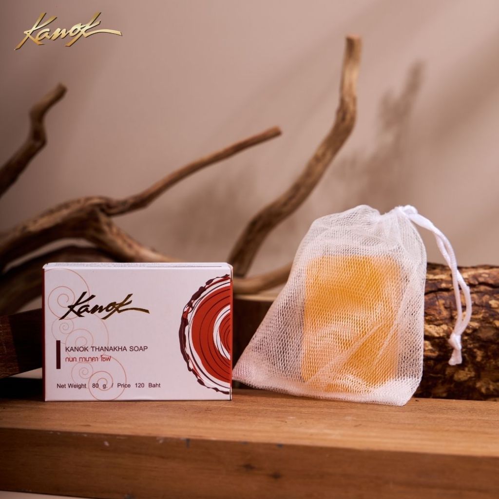 กนกทานาคา สบู่ล้างหน้าทานาคา Kanok Thanakha Thanaka Facial Soap