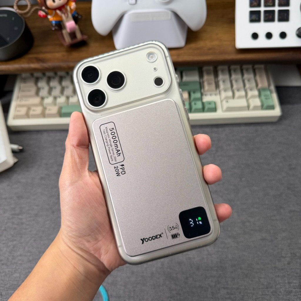 [ปล่อยต่อ]พาวเวอร์แบงค์ YOODEX E30 Magnetic Powerbank 5000mAh FastCharge PD20W