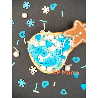 KP Mama น้ำตาล เม็ดมุก Sprinkles 25-50 กรัม/ถุง แต่งหน้าเค้ก คุกกี้ โดนัท ไอติม เค้กป๊อบ บราวนี่หรืออื่น ๆ