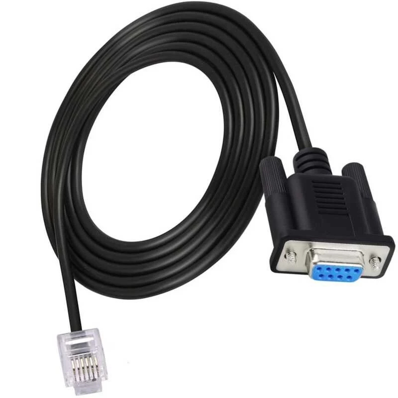 RS232 DB9 (F) TO RJ11 RJ12 6P6C  1.8M.  และ ตัวเลือก 4Pin to DB9