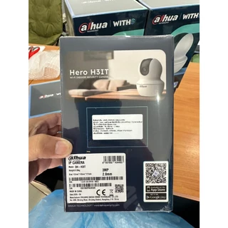 Dahua ฟรีคลาวด์ 1 ปี⚡️ส่งด่วนทันทีกล้องไวไฟ ⚡️รุ่น DH-H3IT คุยโต้ตอบได้หมุนตามคนรองรับไมค์ลำโพงพร้อมแจ้งเตือน