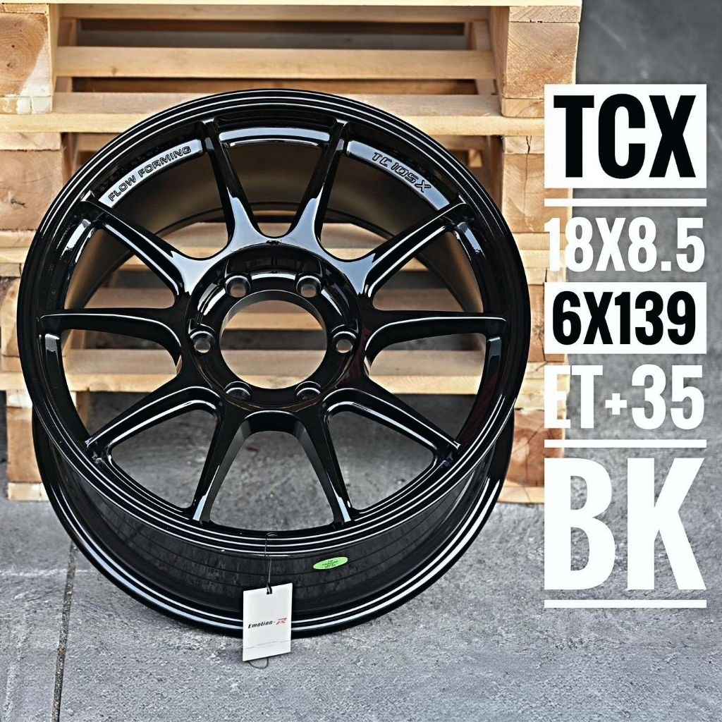 ล้อแม็กซ์ EMOTION R TCXขอบ18 6รู139.7กว้าง 8.5 นิ้ว ET35 ล้อแข็งแรง Emotion บริษัทในเครือบริษัทเลนโซ