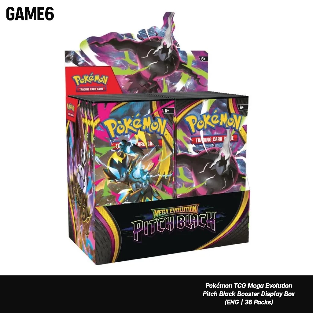 Pokémon TCG Mega Evolution – Pitch Black Booster Display Box (ENG | 36 Packs)