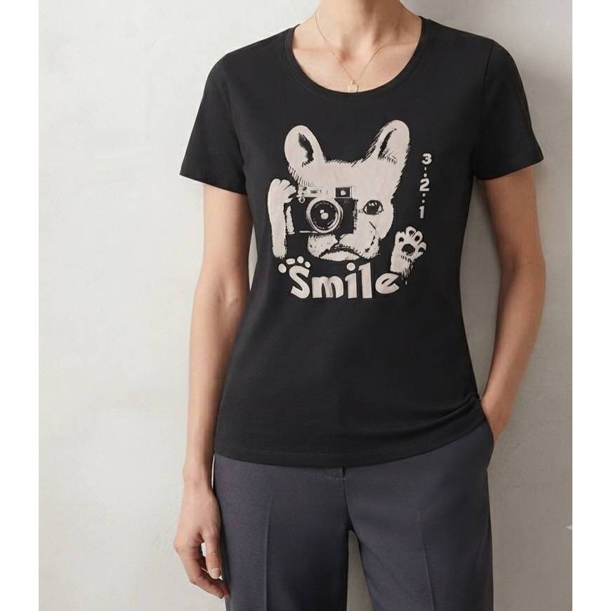 เสื้อยืดผ้าโพลีสเปนเด็กซ์ lativ women XL 40/30