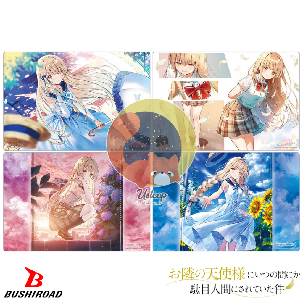 Bushiroad Rubber Mat Collection V2 GA Bunko Otonari no Tenshi-sama ni Itsunomanika Dame Ningen ni Sareteita Ken : Mahiru