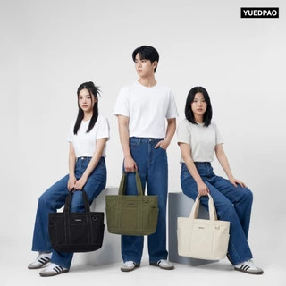 Yuedpao Canvas Classic Tote Bag กระเป๋าผ้าแคนวาส ทรงคลาสสิก จุของได้เยอะ กระเป๋าอเนกประสงค์