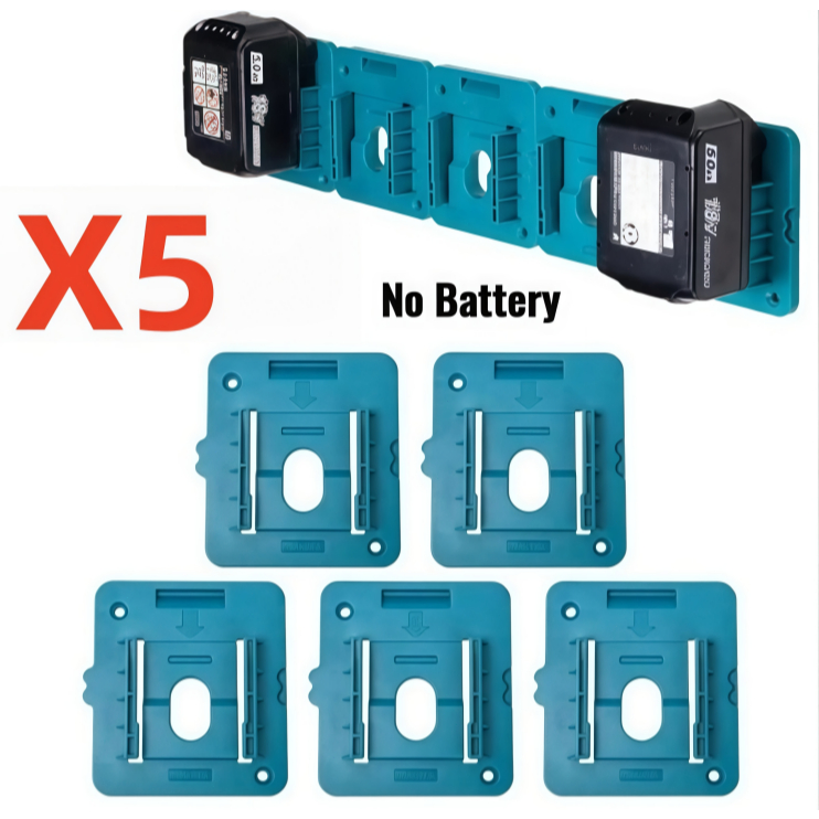 ขาติดผนังแบตเตอรี่ 18V รุ่น Makita / Bosch ใช้ได้กับแบต BL1850 BL1840 BL1830