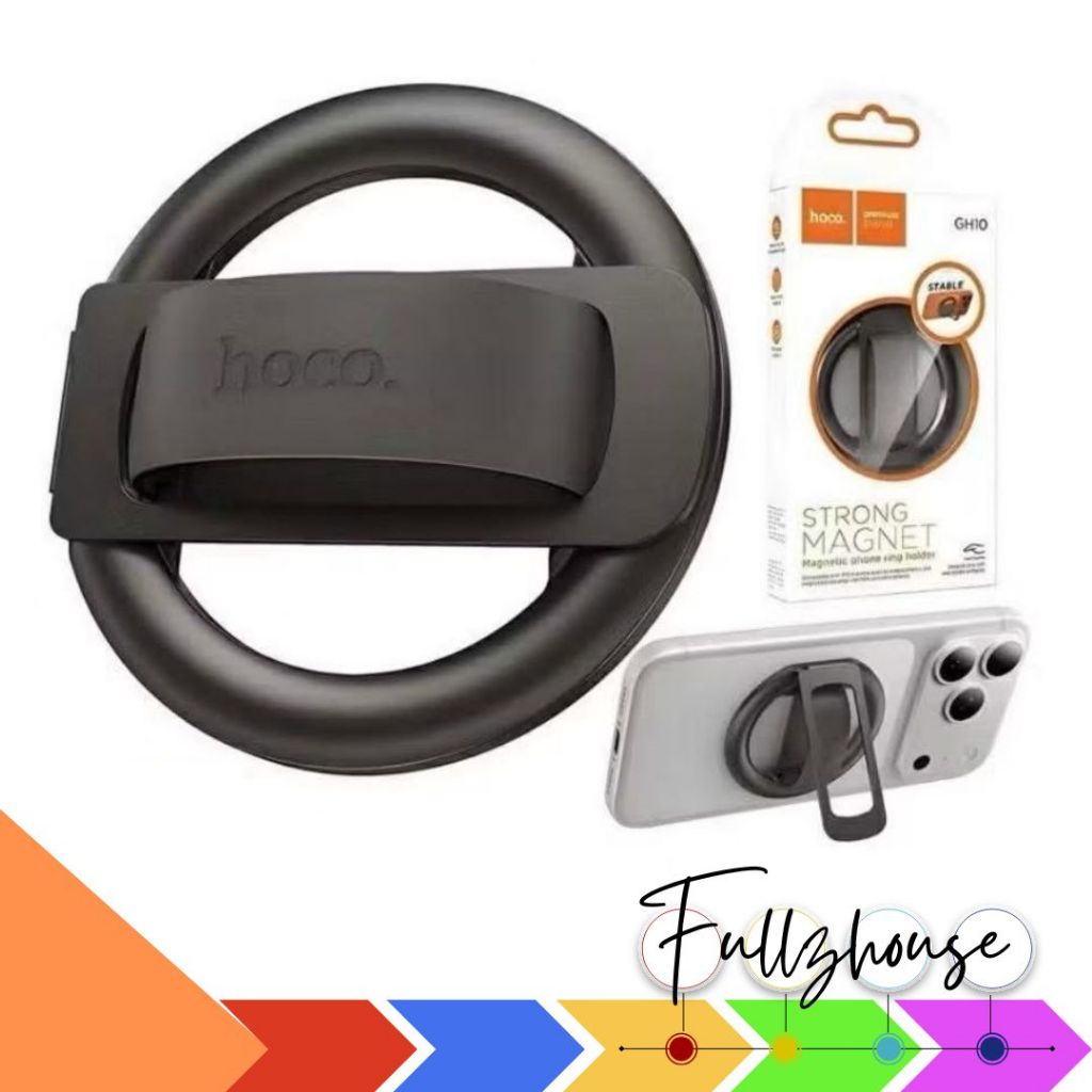 จัดส่งด่วน HOCO GH10 2in1 Magnatic Ring Holder แหวนแม่เหล็กติดมือถือ พับเก็บได้ แข็งแรง ใช้งานง่าย ร