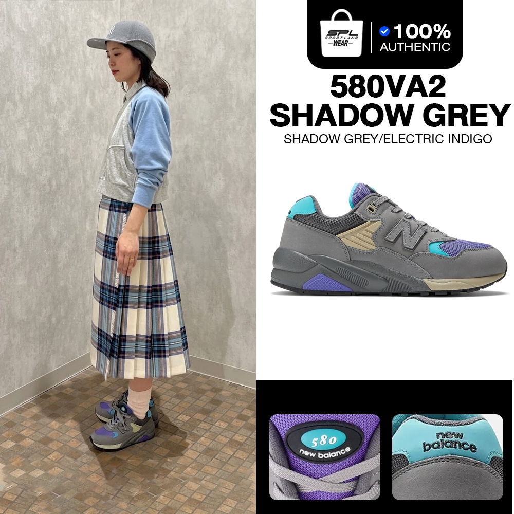 New Balance นิวบาลานซ์ รองเท้าผ้าใบ รองเท้าลำลอง NB UX 580 Shadow Grey MT580VA2 (5800)