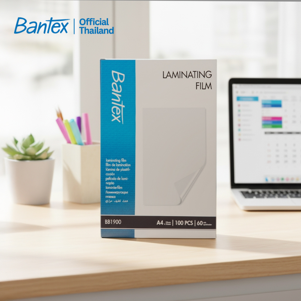 Bantex أوراق تغليف حراري A3 / A4 ‏(100 ورقة) — صورة 2