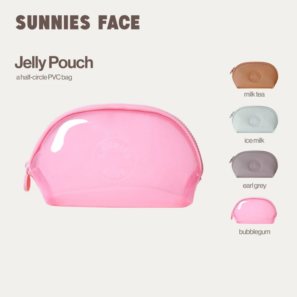 Sunnies Face Jelly Pouch [กระเป๋าใส่เครื่องสำอาง]