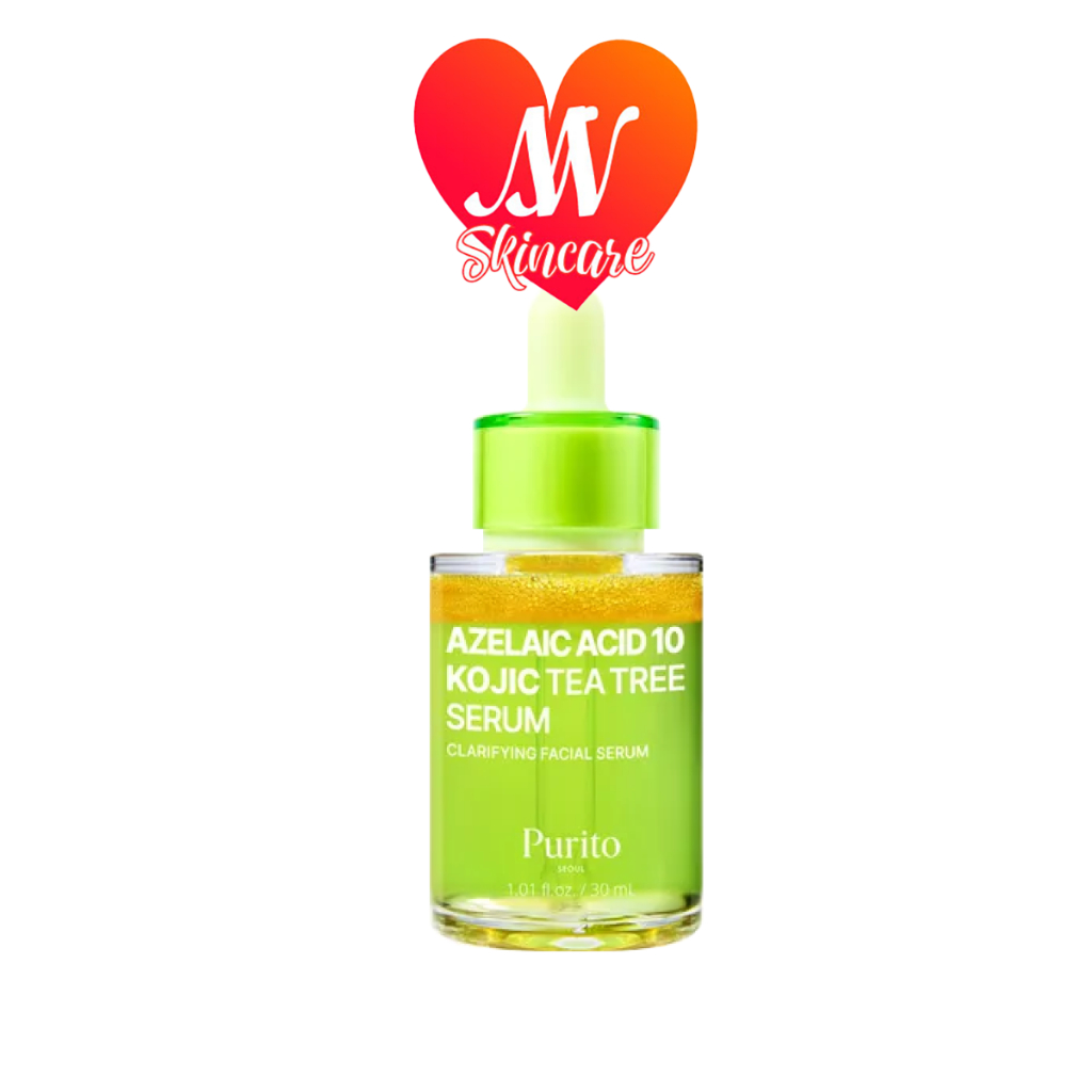 แท้ PURITO AZELAIC ACID 10 KOJIC TEA TREE SERUM 30ML เซรั่มลดสิว คุมมัน ผิวใส