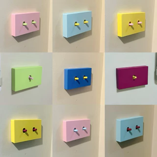 MOODI. กรอบสวิตช์ไฟ 1 ปุ่ม เนื้อแมท Light Switch Cover แต่งบ้าน แต่งคอนโด ติดง่ายไม่ต้องเจาะ