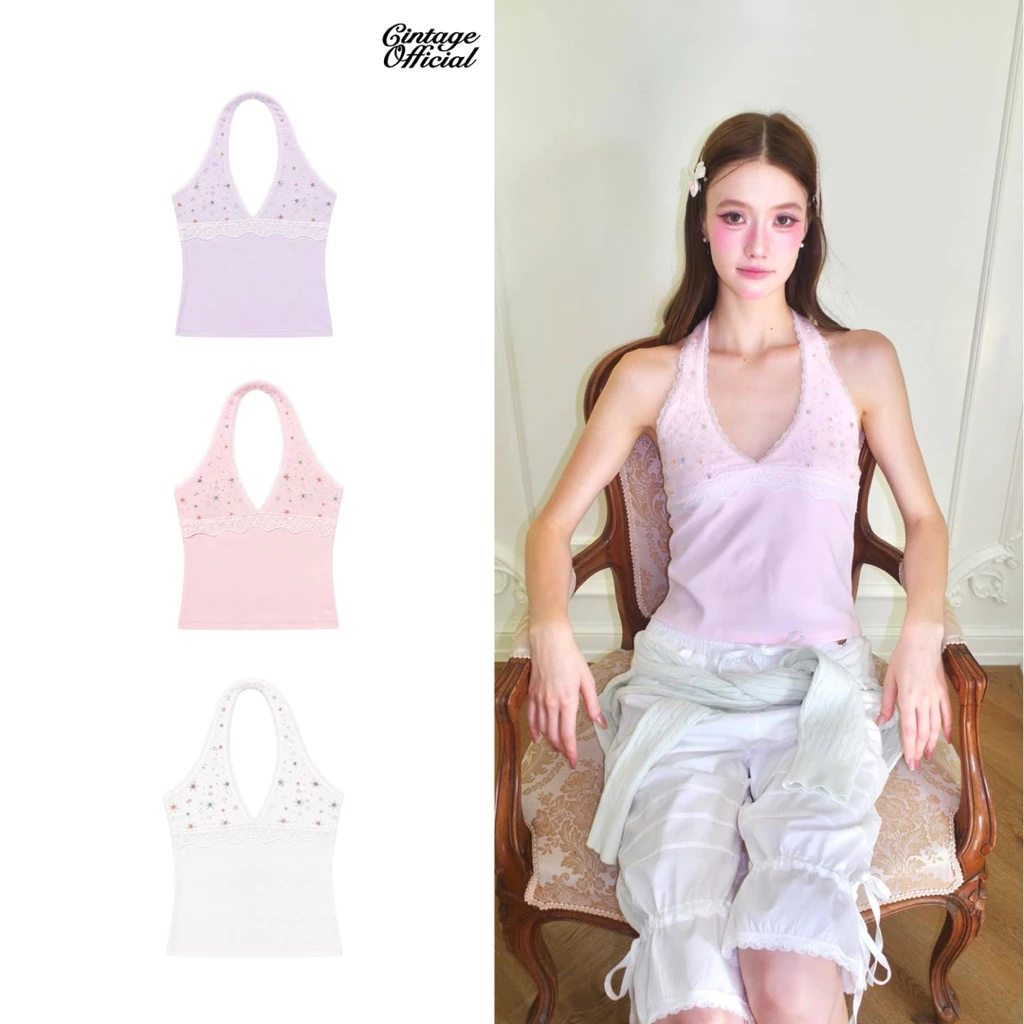 Cintage♡ CT2208 เสื้อคล้องคอcelia8769 💘