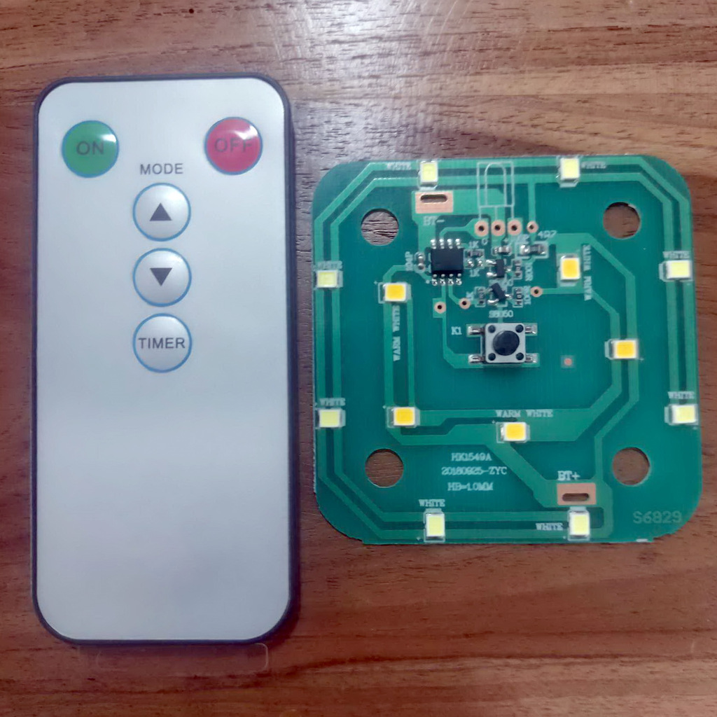 LED cool warm ir remote timer เปิด ปิด รีโมท diy