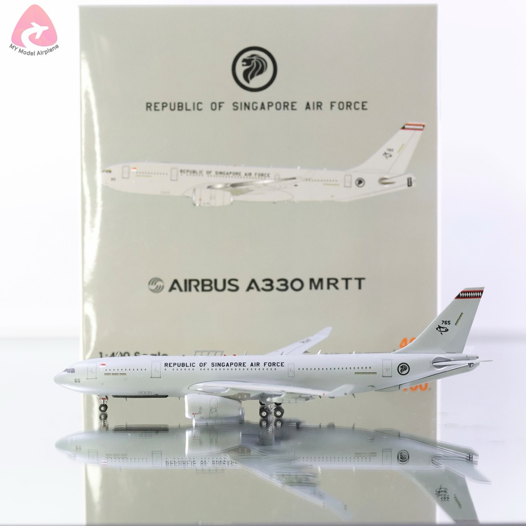 โมเดลเครื่องบิน Republic of Singapore Air Force Airbus A330-243MRTT 765 [AV4MRTT765] Aviation400 1:4