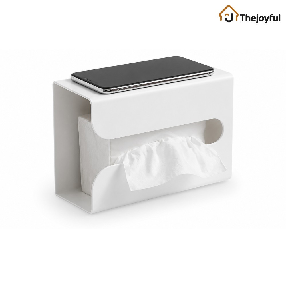 Thejoyful กล่องทิชชู่ติดผนัง กล่องใส่ทิชชู่ติดผนัง Wall Tissue Box Holder มี 3สี กันน้ำและกันความชื้น วางได้ทุกมุม