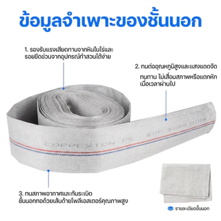สายส่งน้ำ สายส่งน้ำผ้าใบ 1นิ้ว 1.5นิ้ว 2นิ้ว 3นิ้ว 10-30เมตร สายยางดับเพลิง สายส่งPE หนาพิเศษ แรงดันสูง สายยาง 2