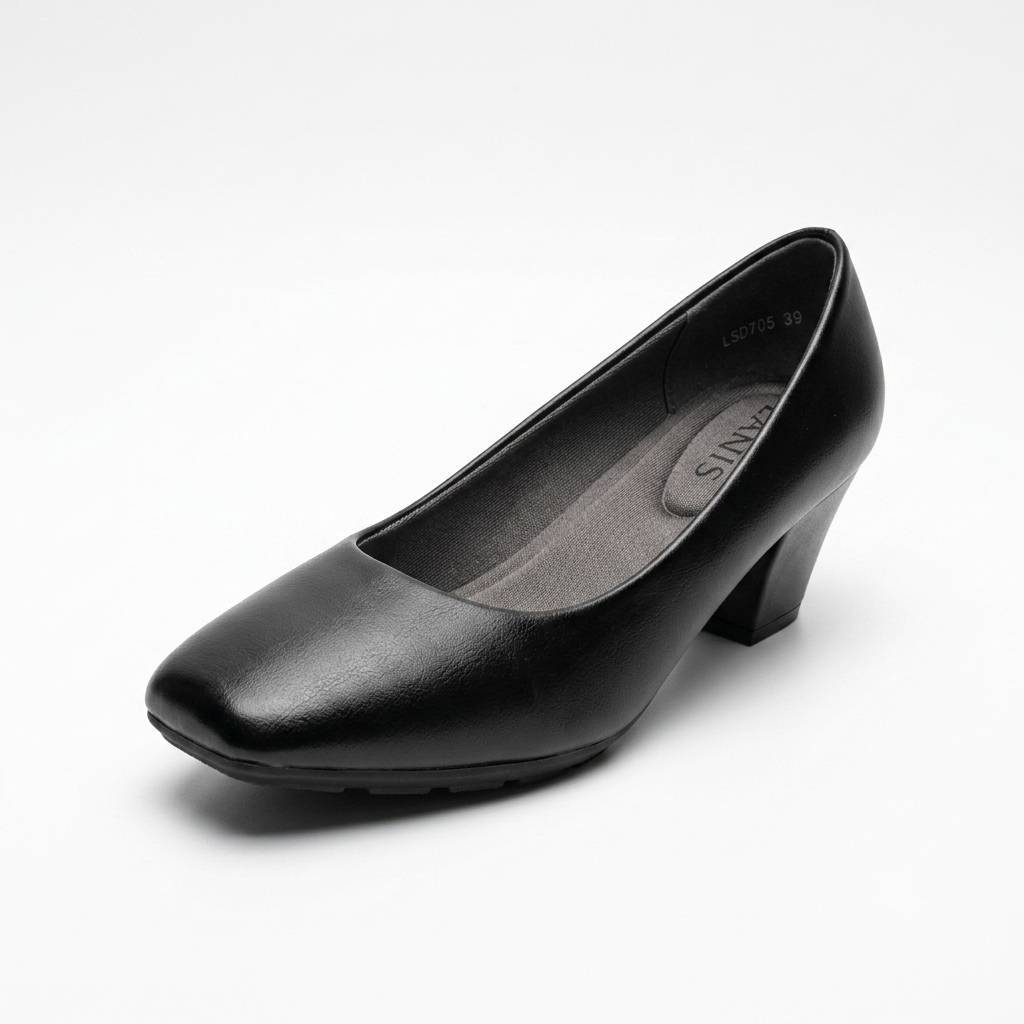 Heavy Shoesรองเท้าหนังคัชชูผู้หญิงในเครือแบรนด์LANISรุ่น LS0705 สีดำ